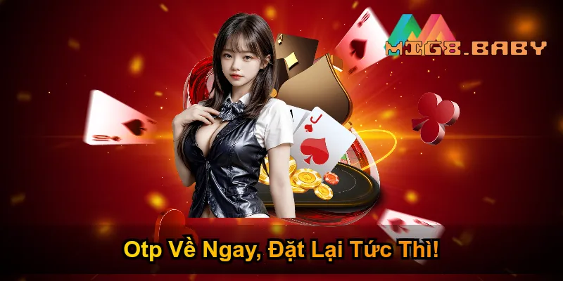 Giao diện nhập mã OTP trên điện thoại khi khôi phục mật khẩu MIG8 - Quên mật khẩu MIG8