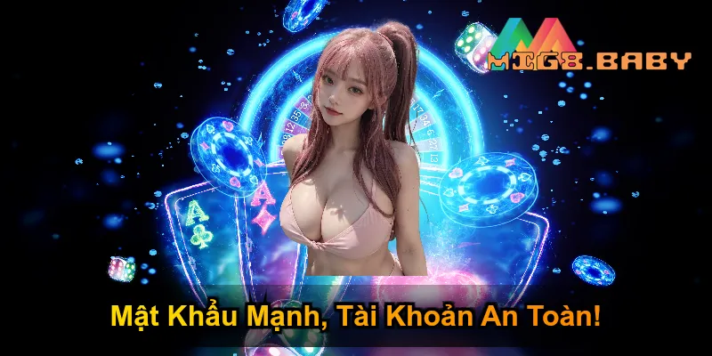 Bảng so sánh mật khẩu yếu và mật khẩu mạnh trên nền tối giao diện MIG8 - Quên mật khẩu MIG8